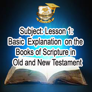 Diploma In Theology -- Basic Bible Book Course