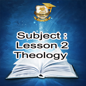 Diploma in Theology -Subject 2- Theology
